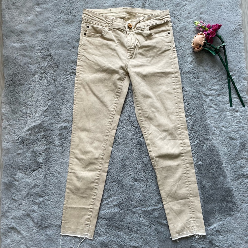 Zara cropped jeans, women